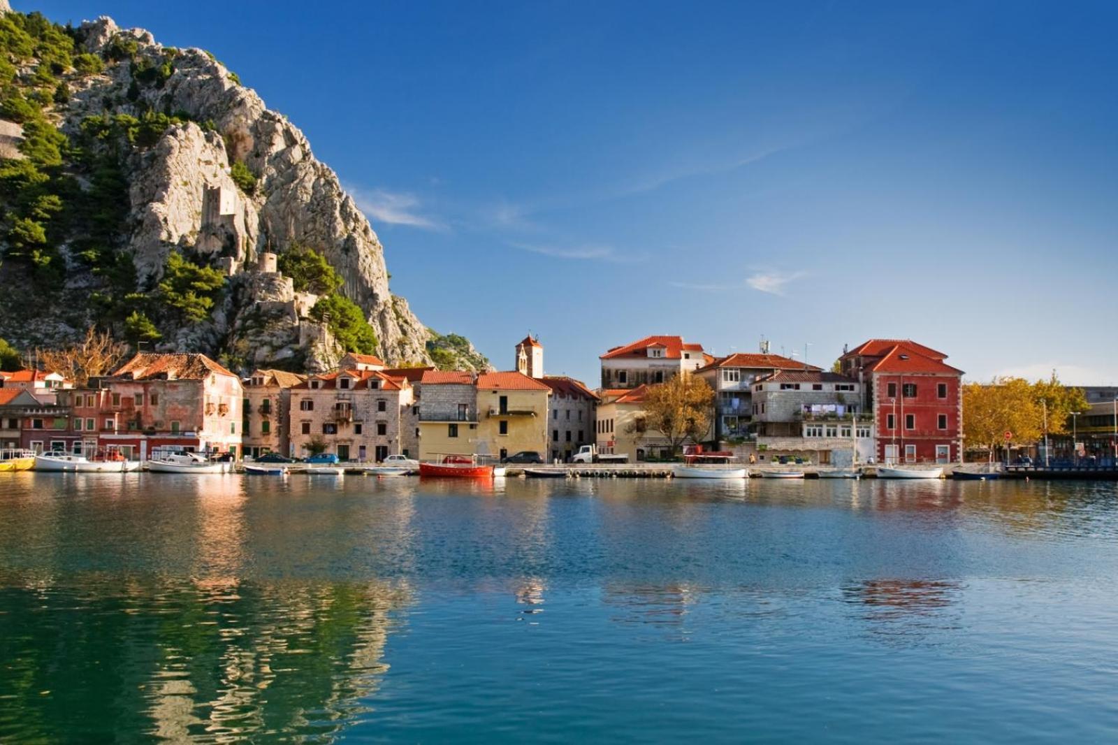 Apartment In Omis With Sea View, Balcony, Air Conditioning, Wi-Fi Exterior foto